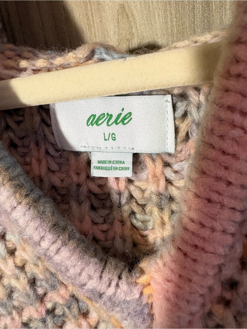 Aerie oversized knit hoodie - Picture 5 of 5
